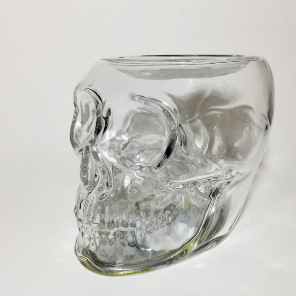 Color Changing Light up CRYSTAL SKULL Candle Holder - Picture 6 of 10